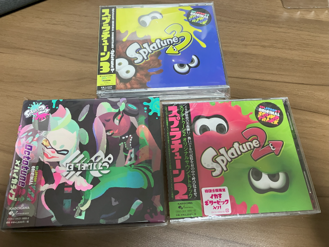 Splatoon 2, 3のサントラ