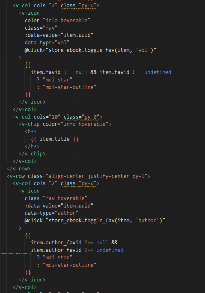 Vueファイルのhtml部分